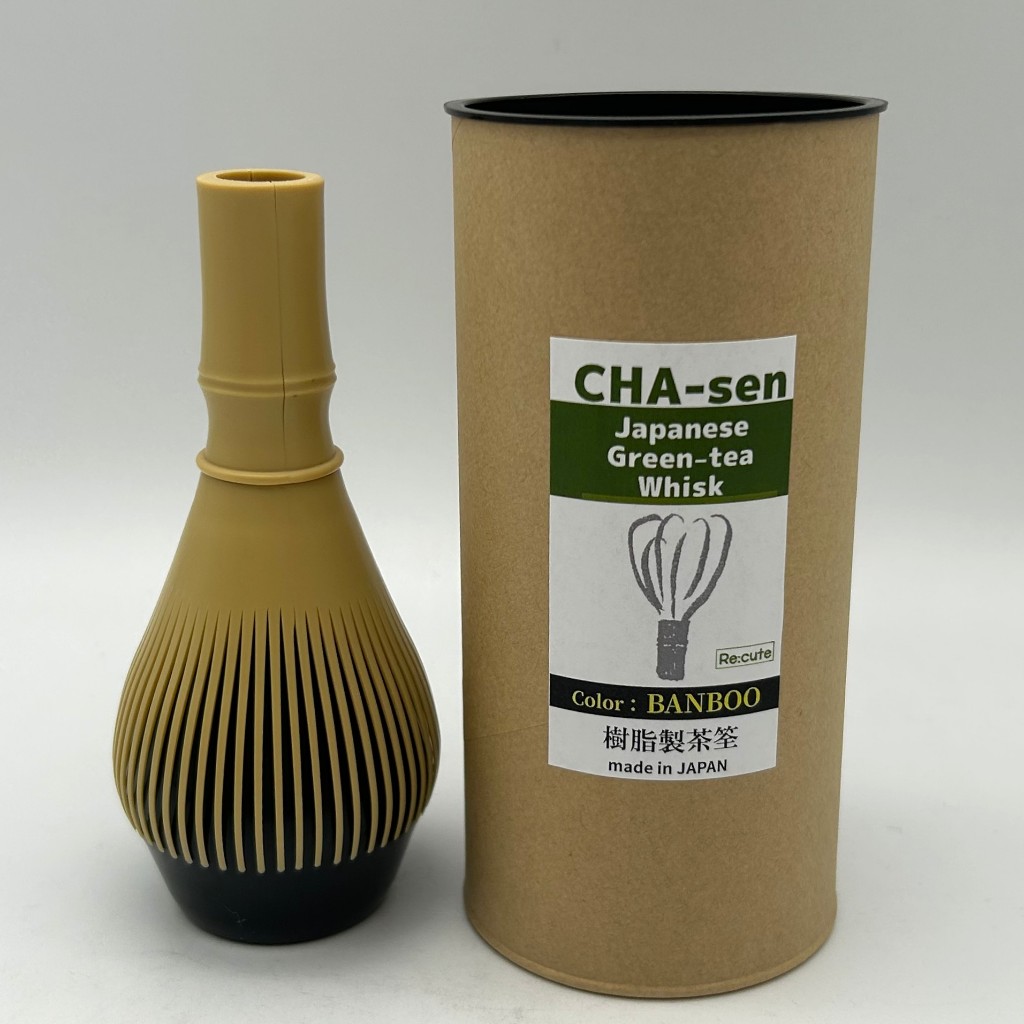 Banboo color resin tea whisk Chasen【Made by Fugetsu】 | Shopee Thailand