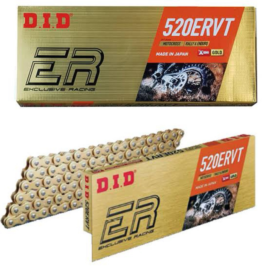 โซ่แข่ง D.I.D Chain 520ERVT Gold - 120L X ring ห่วงโซ่ที่ดีที่สุดใน ...