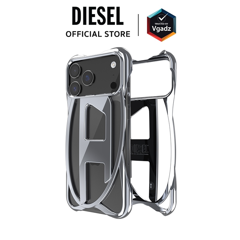 Diesel เคสสำหรับ iPhone 17 Pro / 17 Pro max รุ่น Caged D Glossy