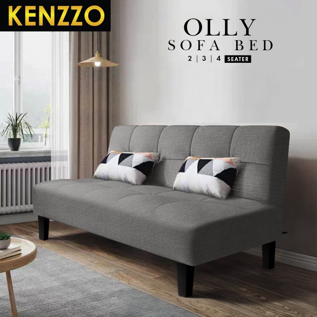 KENZZO โซฟาผ้าแคนวาส ปรับนอน 3 ระดับ