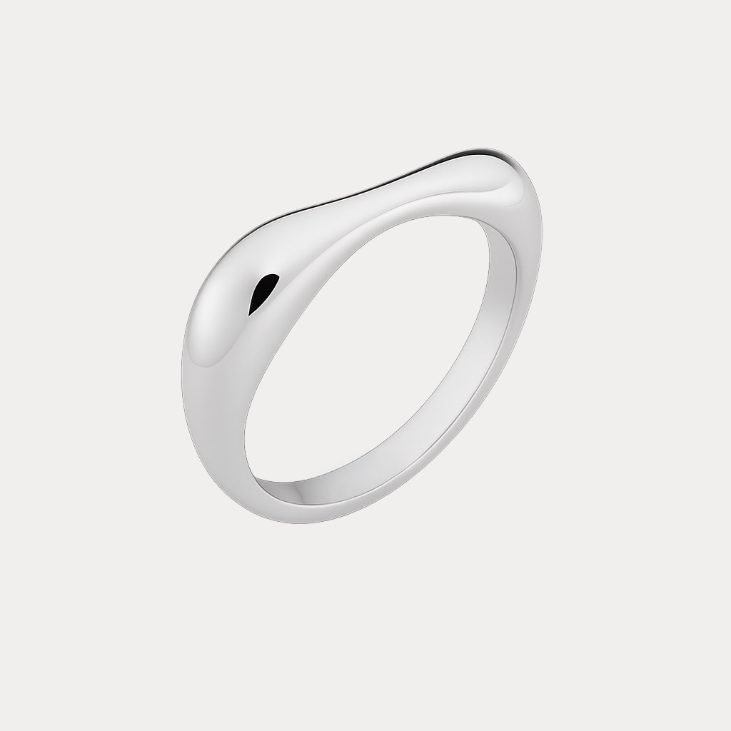 dashbrand DJ05-RG Melt Ring (Minimal Jewelry) แหวนเงินแท้ มินิมิอล ...