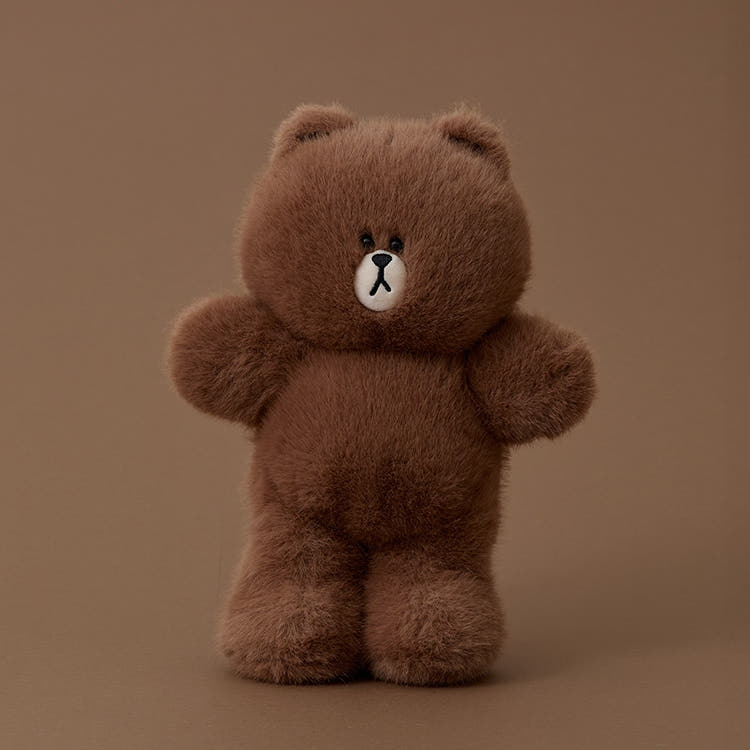 ( พร้อมส่ง ) Linefriends Line Friends Hug Brown Medium Plush ( 28cm ...