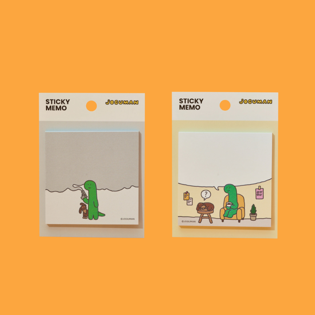 JOGUMAN Brachio & Woody Throw Away Sticky Notes กระดาษโน๊ต | Shopee ...