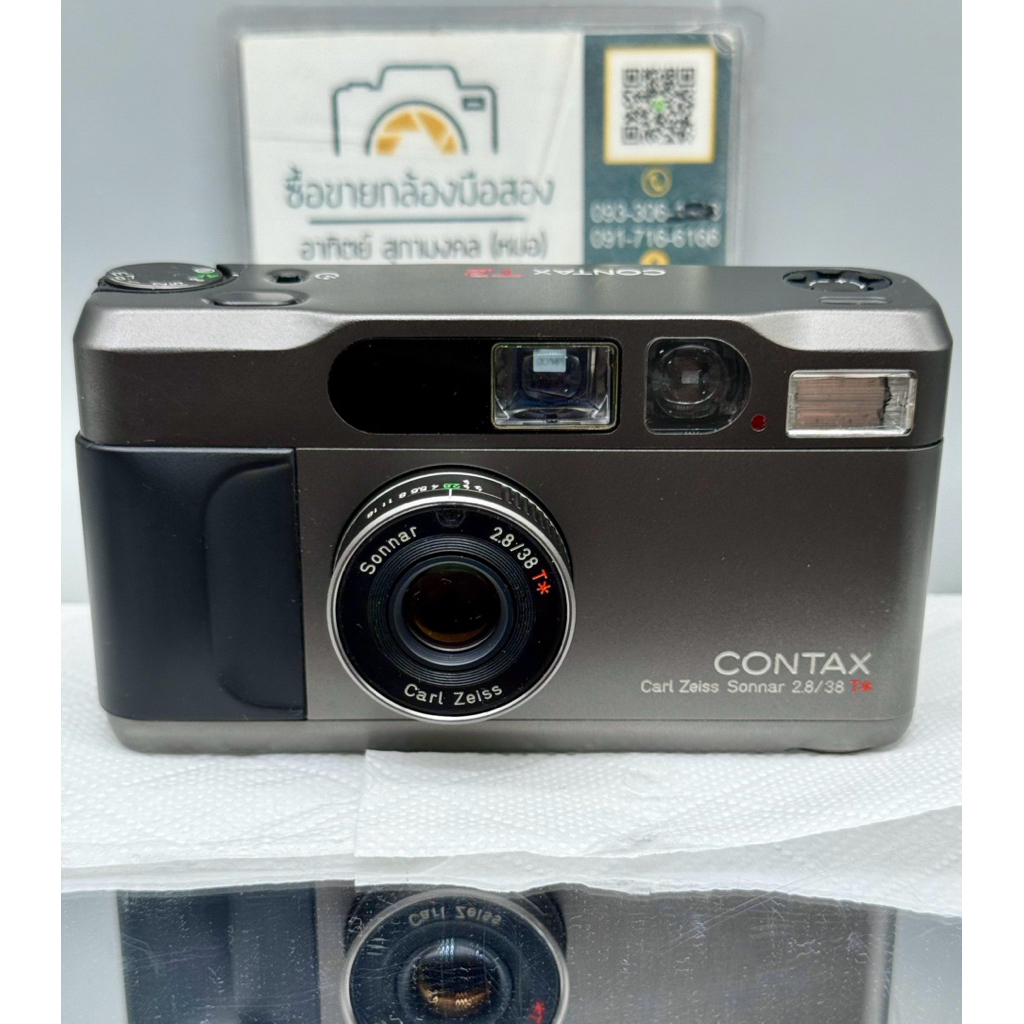 Contax t2 titanium Black. Zeiss Sonnar 38mm. f2.8 🔴ผ่อนได้ Best