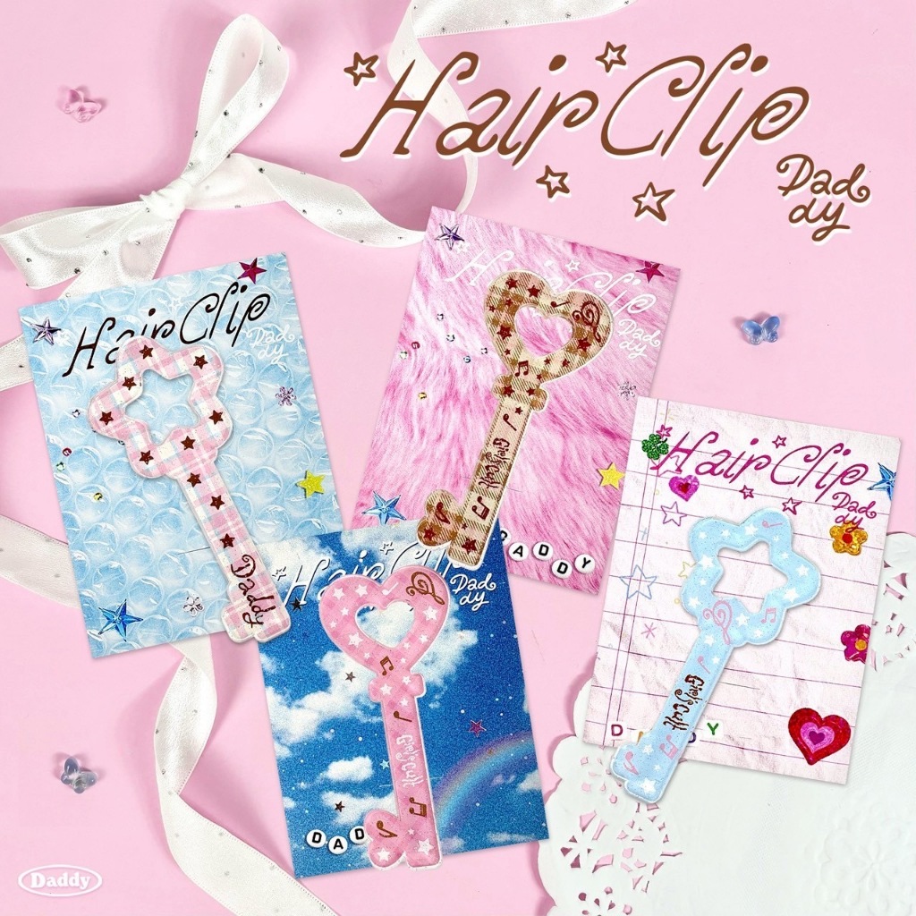 DADDY | Key Hair Clip กิ๊ปติดผม รูปกุญแจ สุดน่ารัก | Shopee Thailand