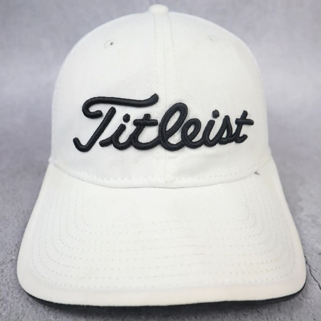 Chapeau de golf Titleist par New Era FJ réglable rouge blanc
