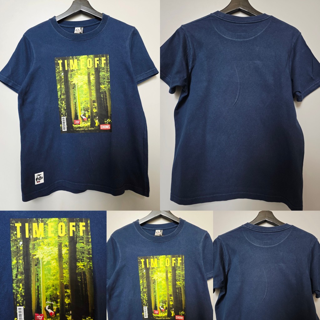 [ ของแท้ ] เสื้อยืด CHUMS Size L (40/25) มือสอง สภาพดี พร้อมส่ง ...