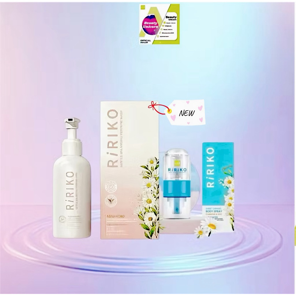 RIRIKO SET รีรีโกะเซ็ท 2 ผลิตภัณฑ์ทำความสะอาดจุดซ่อนเร้น กลิ่นใหม่ ชา ...