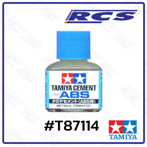TAMIYA CEMENT COLLA LIQUIDA PER MODELLISMO IN ABS 40 ml CON PENNELLO