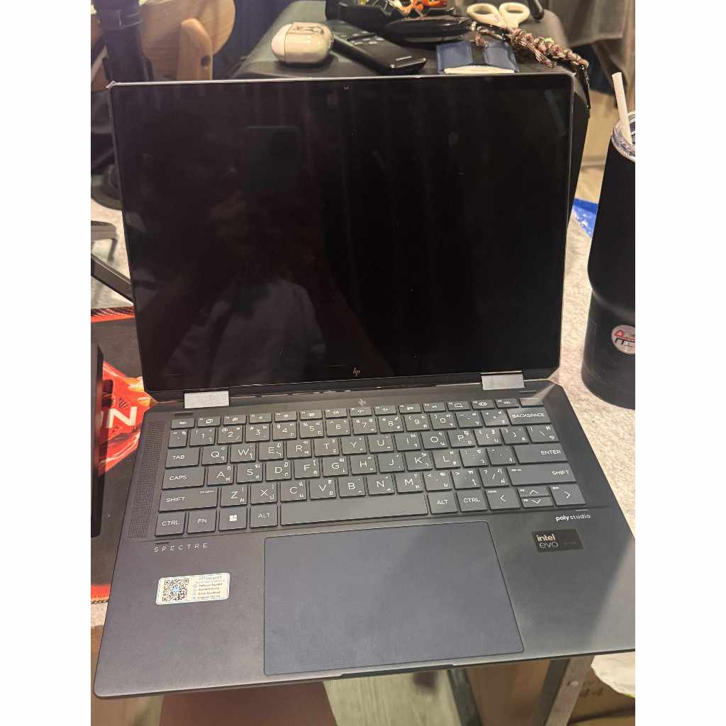 HP SPECTRE X360 14-EU0010TU NOTEBOOK (โน๊ตบุ๊ค) INTEL CORE ULTRA 7/1TB/32GB/WIN11+OF ประกันศูนย์