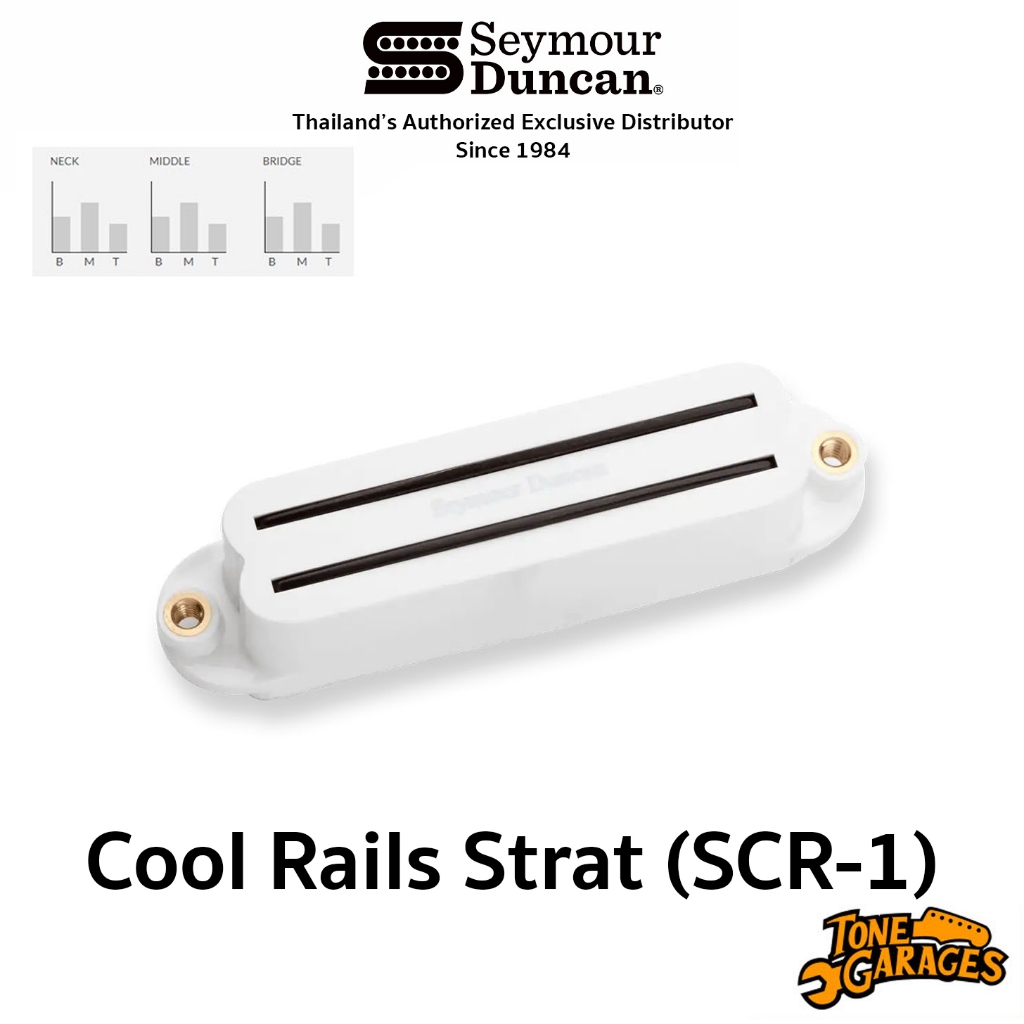 Seymour Duncan Cool Rails for Strat SCR-1 ปิ๊กอัพกีต้าร์ไฟฟ้า | Shopee ...