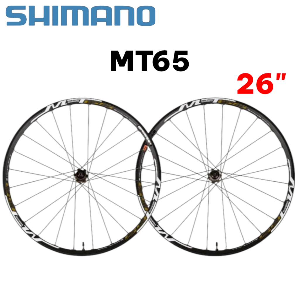 ล้อจักรยานเสือภูเขา Shimano MT65 | 26 นิ้ว | ดิสก์ Center Lock ...