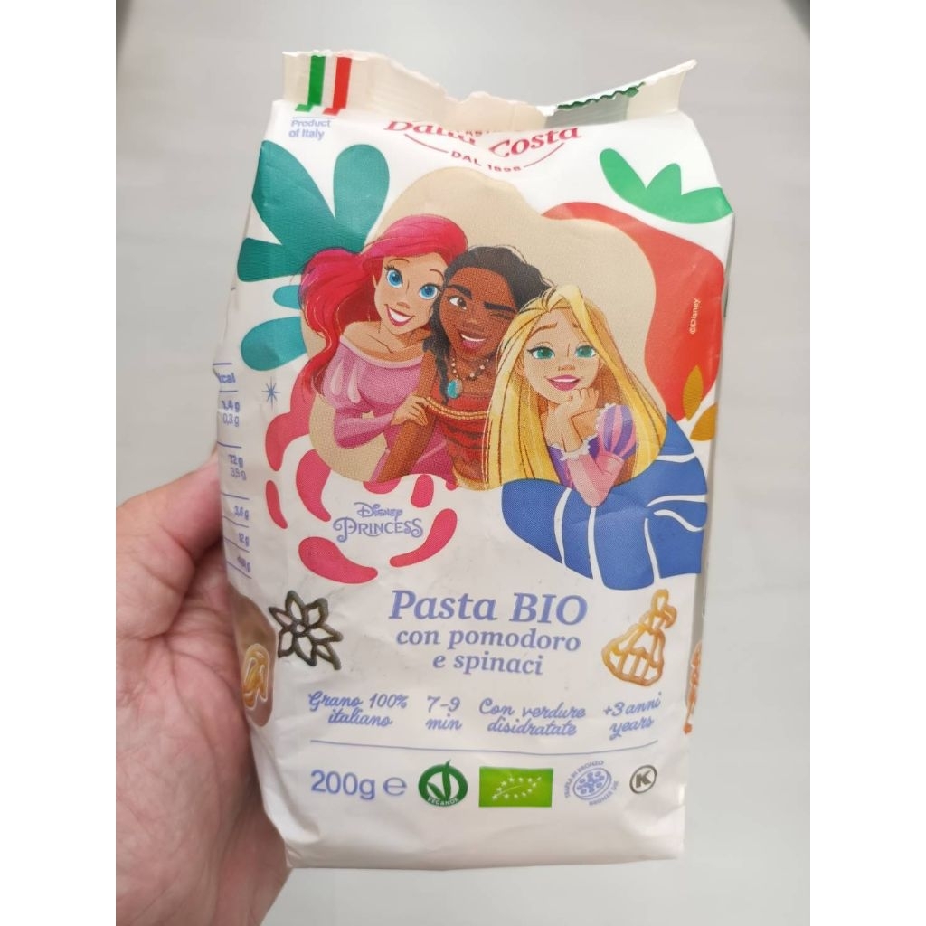 Dalla Costa Disney Princess Pasta With Tomato And Spinach 200g.พาสต้า ...