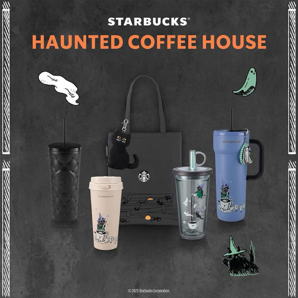 ⭐️Starbucks Haunted Coffee House⭐️Halloween Collection 2026⭐️สตาร์ ...