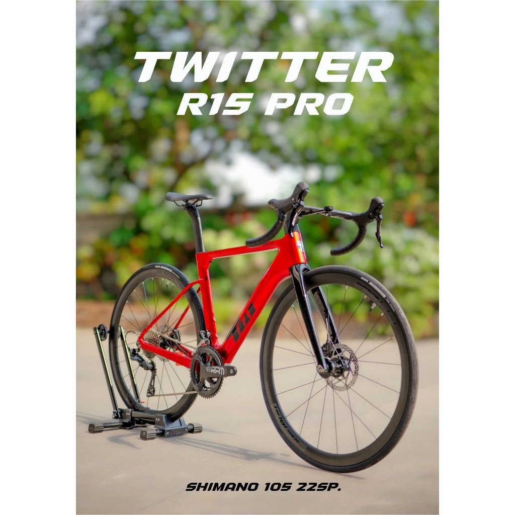 จักรยานเสือหมอบ twitter R15 | Shopee Thailand
