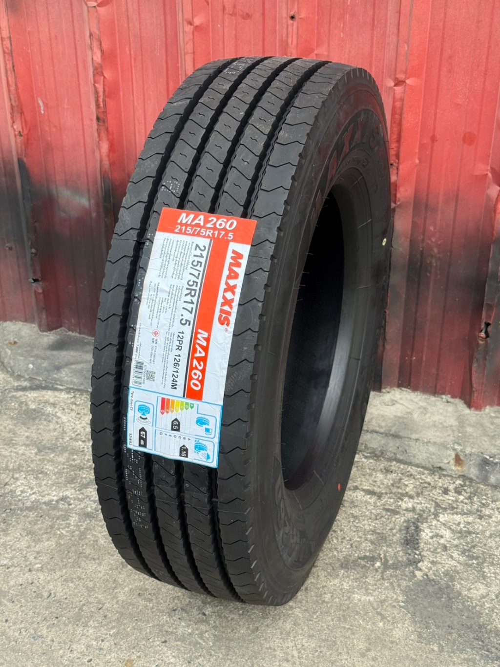 ยางบรรทุกแม็กซิส MAXXIS รุ่น MA260 ขนาด 215/75R17.5 ยางปี 2025 ผ้าใบ 12 ...