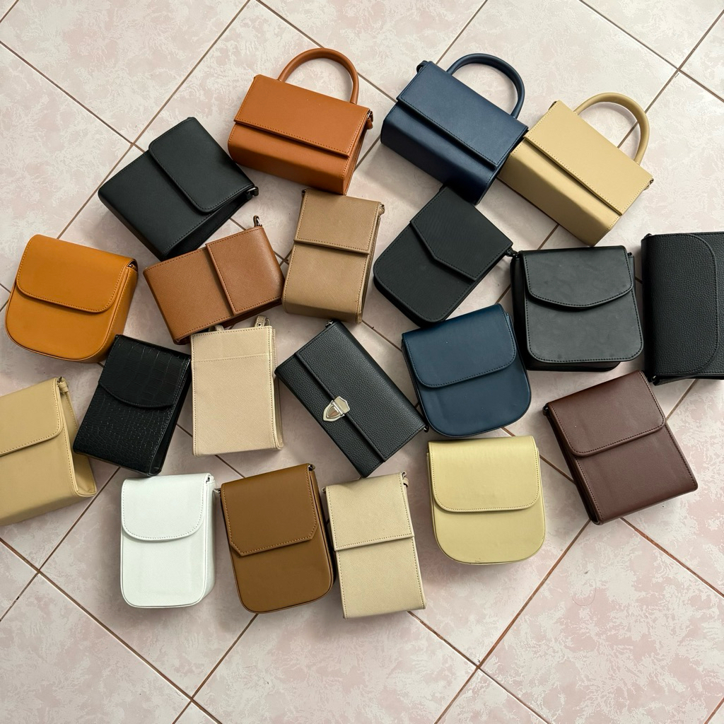 รวมกระเป๋าสะพาย หนัง PU มือสอง มีตำหนิทั่วไป | Shopee Thailand