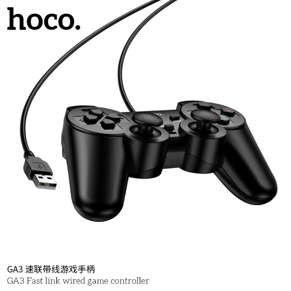 HOCO GA3 จอยเกม D-Input Controller สำหรับ PC รองรับระบบ Windows เล่นเกม ...