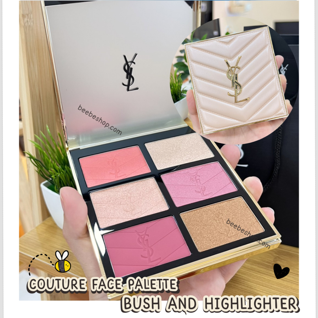 ลิมิเต็ด อิดิชั่น YSL Couture Face Palette Bush And Highlighter 27 กรัม ...
