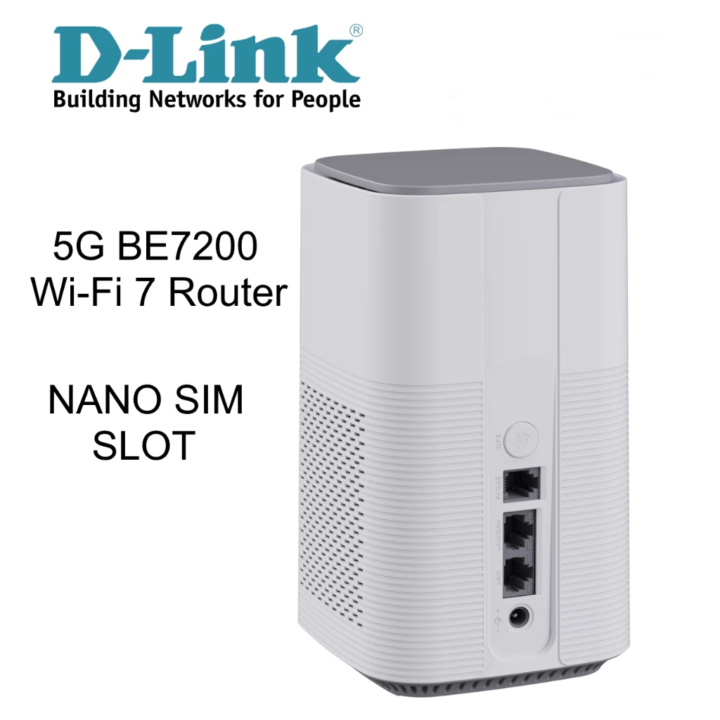⚡️เร้าเตอร์ใส่ซิม 5G⚡️D-LINK (DWR-BE7200G) 5G Wi-Fi 7 Router เร็วสุด 7 ...