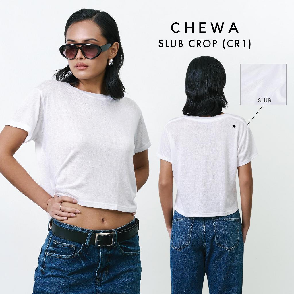 Chewa crop – เสื้อครอป ผ้าลินินสลาฟ – CR1