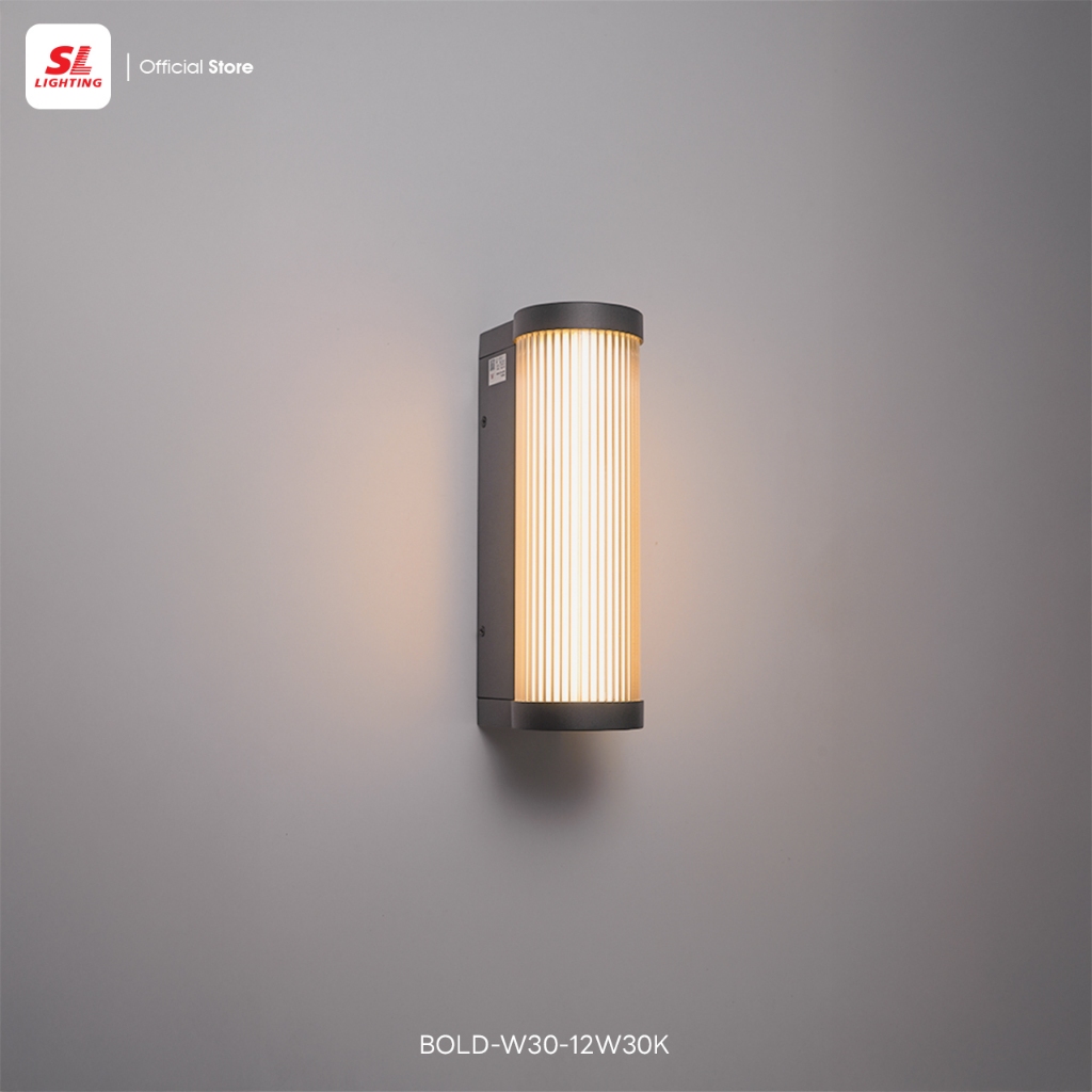 SL LIGHTING | BOLD Series โคมไฟติดผนังภายนอกและโคมไฟเสาสนาม LED รุ่น ...