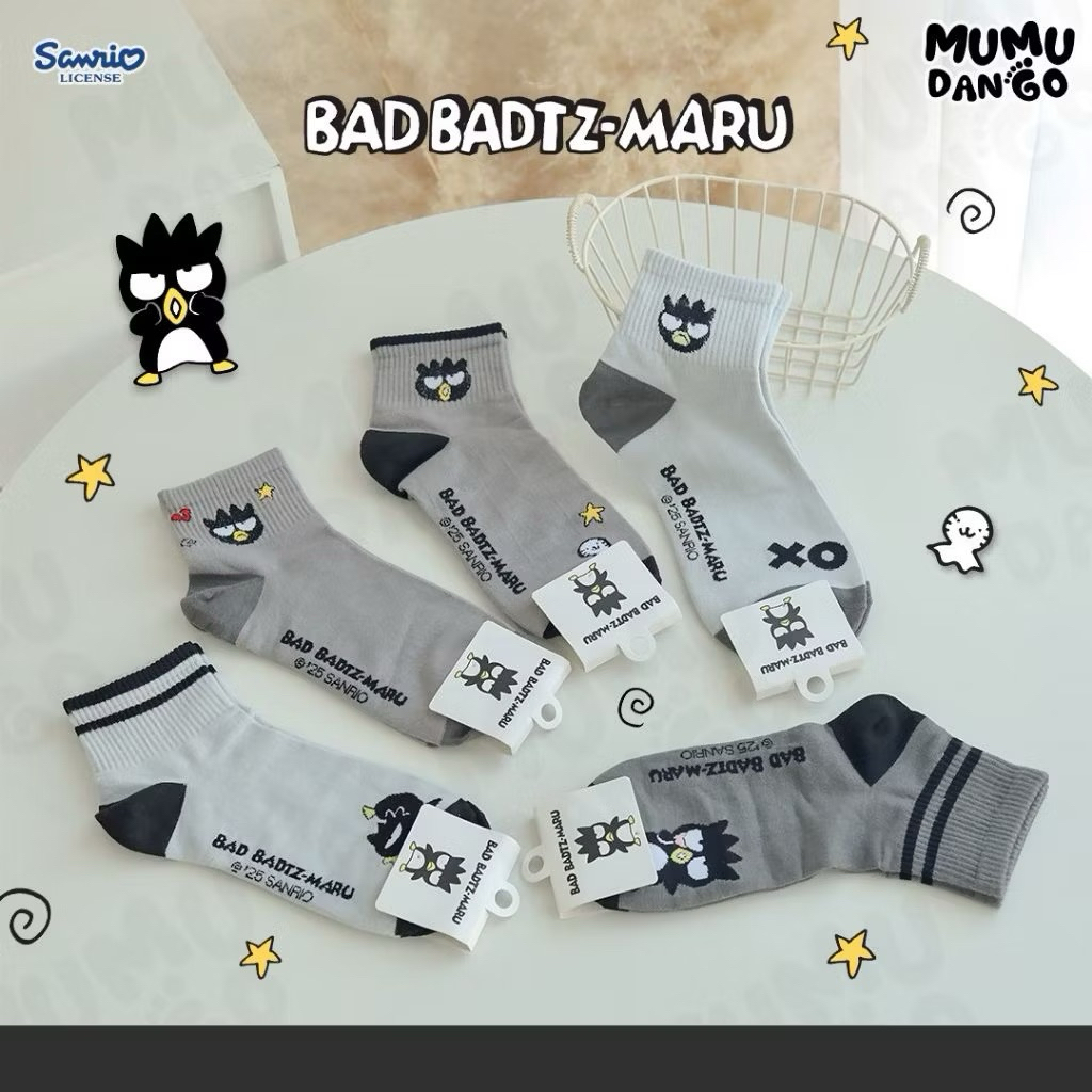 (พร้อมส่ง!) MUMU DANGO - ถุงเท้าข้อยาว BAD BADTZ-MARU ลิขสิทธิ์แท้ (แพ ...