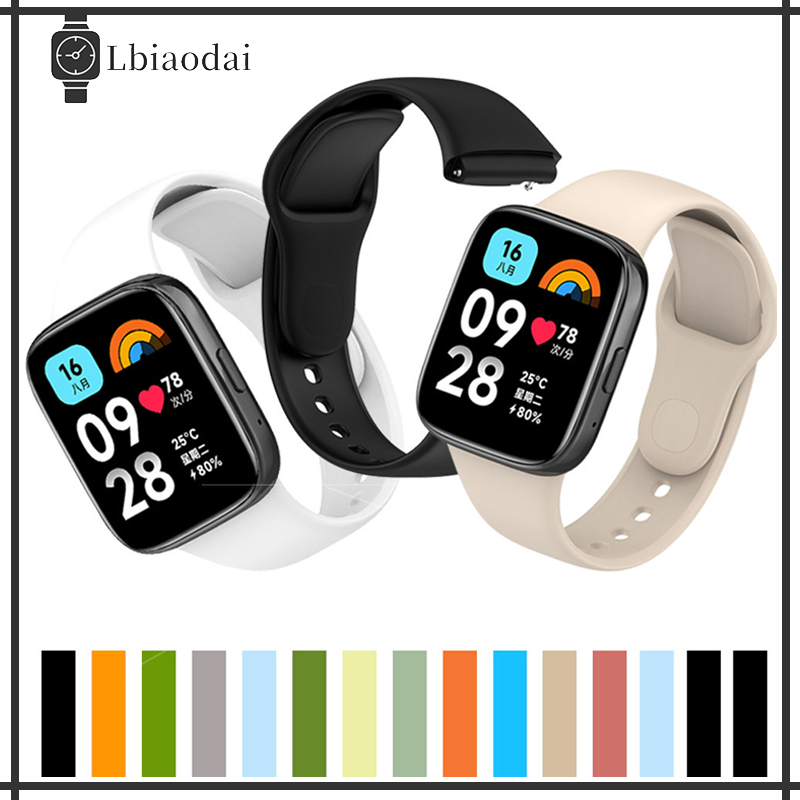 ซิลิโคนสายนาฬ Redmi Watch 3 Active Redmi Watch 3 Lite นาฬิกาอัจฉริยะ ...