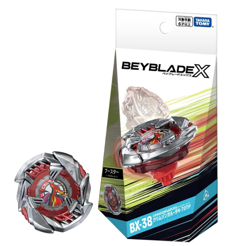 BEYBLADE X BX-38 Crimson Garuda 4-70TP Booster (ของแท้ TAKARA TOMY ...