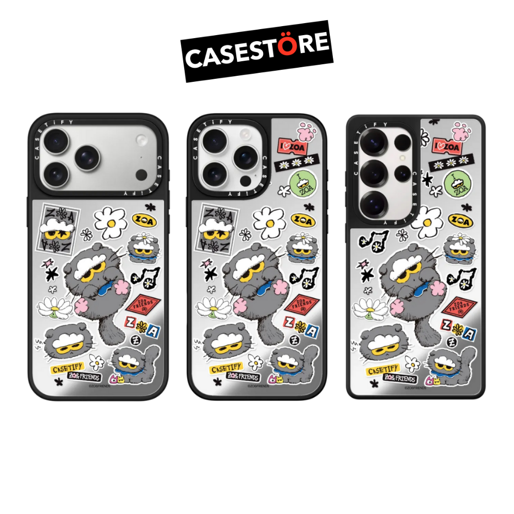 🎤พร้อมส่ง🌟] CASETiFY | ZO&FRIENDS - ZOA Sticker Case #ของแท้