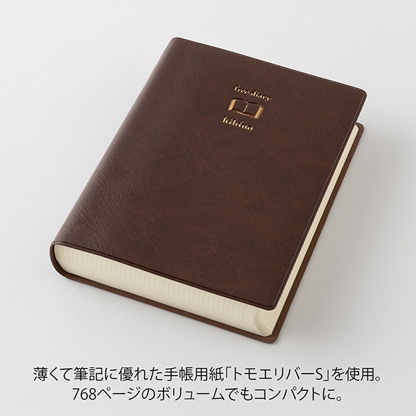 MIDORI hibino Free Diary A6 (Date-Free) – 1 Day 2 Pages Planner ...