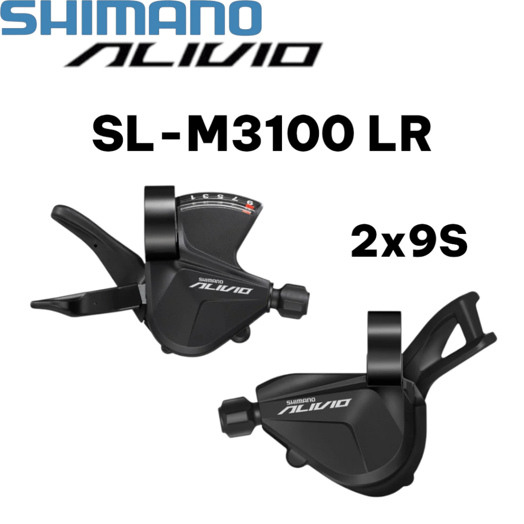 มือเกียร์ SHIMANO Alivio M3100 (2x9S) | SL-M3100-2L & SL-M3100-R | ของ ...