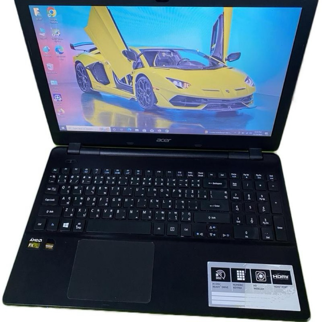 👋🏻Notebook Amd Fx 7500 ram8 Ssd 128 การ์ดจอแยก 1G แบตเตอรี่ใหม่เก็บไฟ ...