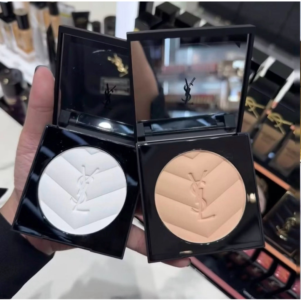 แป้งอัดแข็ง YSL All Hours Hyper Finish Powder 🌸 | Shopee Thailand