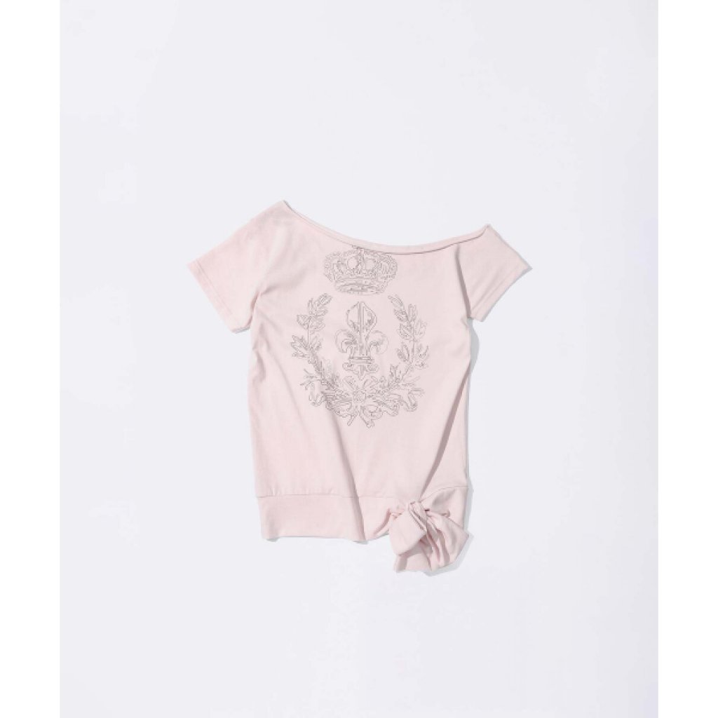 Sculptor Chateau Shithole Tie Tee (Pale Pink, Charcoal) | Shopee