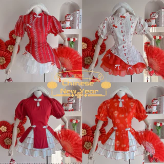 โปรโมชั่น Flash Sale : 🪭🧧รวมลุคอาหมวย เซตตรุษจีน เสื้อตรุษจีน เสื้อคอจีน 2026