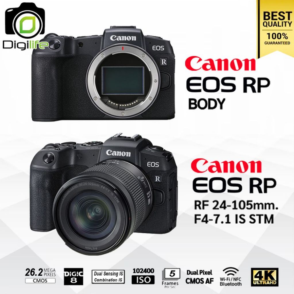 Canon Camera EOS RP Body, RP Kit RF 24-105 mm. IS STM - รับประกันร้าน ...