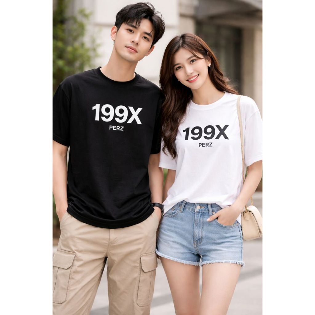 PERZ 199X Oversize T-Shirt ผ้าหนา นุ่ม อยู่ทรง ไม่ย้วย Streetwear ...