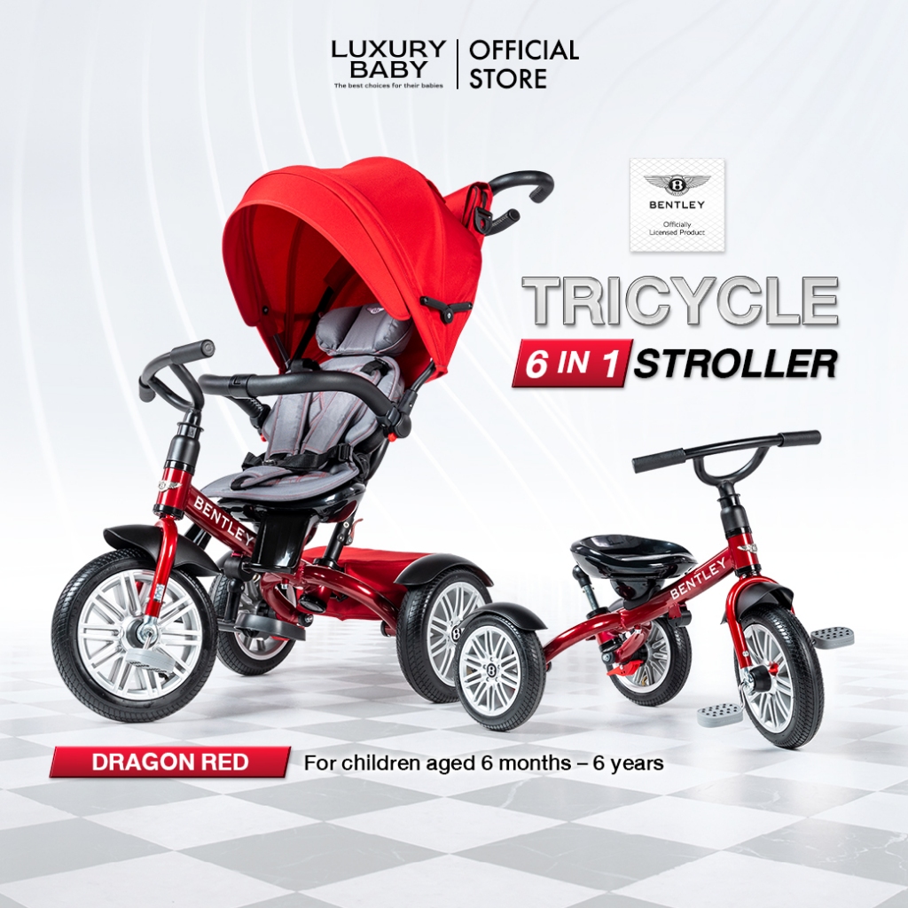 Special Price! 22,900.- | Bentley Tri Cycle 6 in 1 Stroller Trike ...