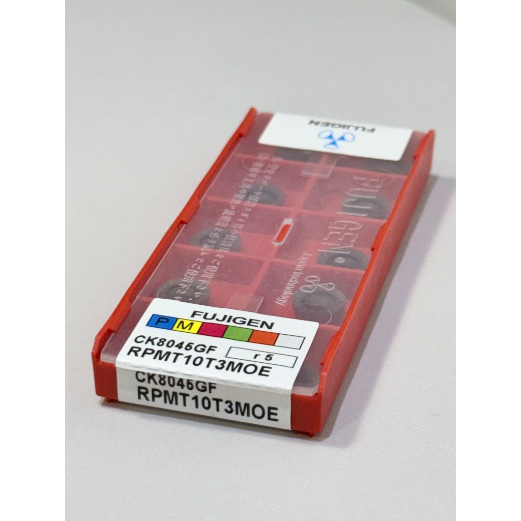 [ของใหม่] เม็ดมีด INSERTS เม็ดกลม R5 RPMT10T3MOE ยี่ห้อ FUJIGEN ...