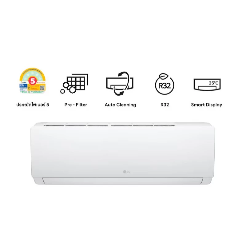 10. LG เครื่องปรับอากาศ คอยล์ทองแดง รุ่น POWERCOOL ระบบ INVERTER