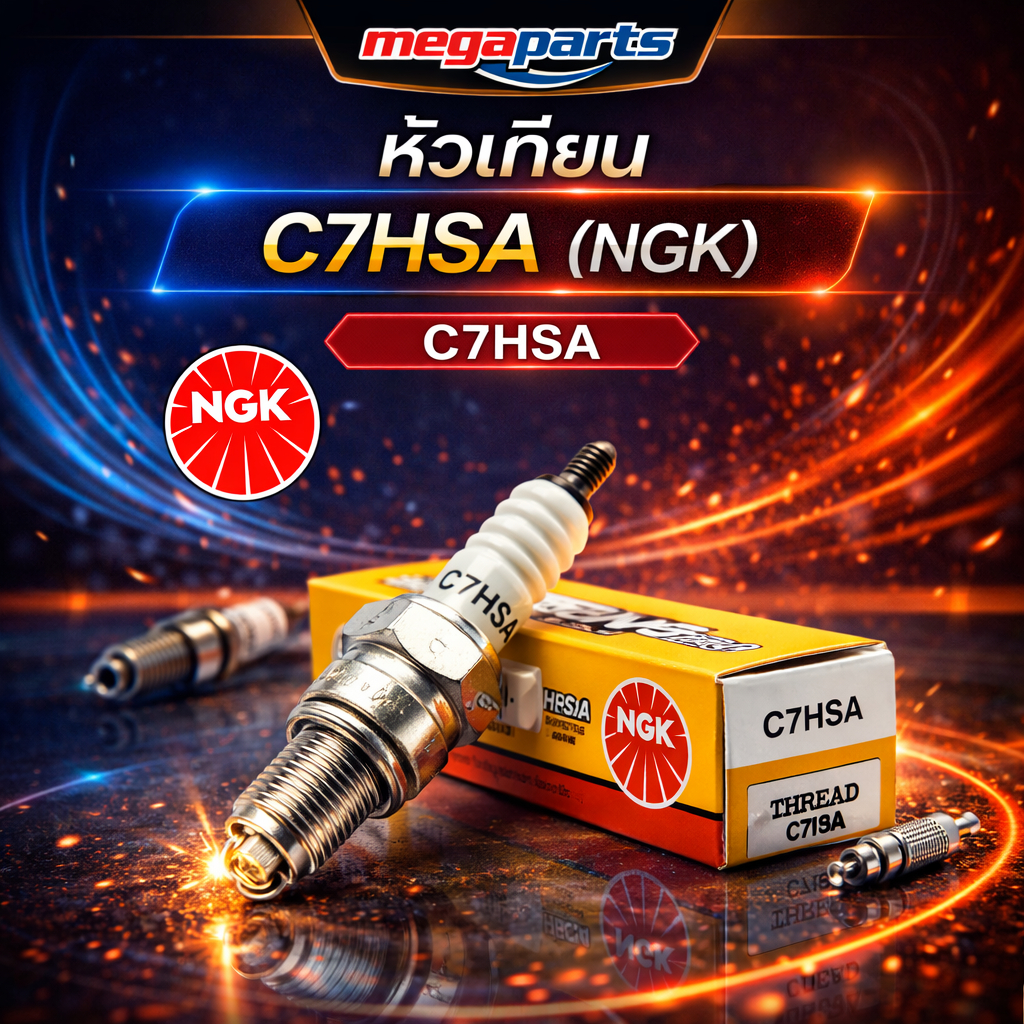 หัวเทียน C7HSA (NGK) FRESH I/II / FINO 115 / MIO 115 (Megaparts Store ...