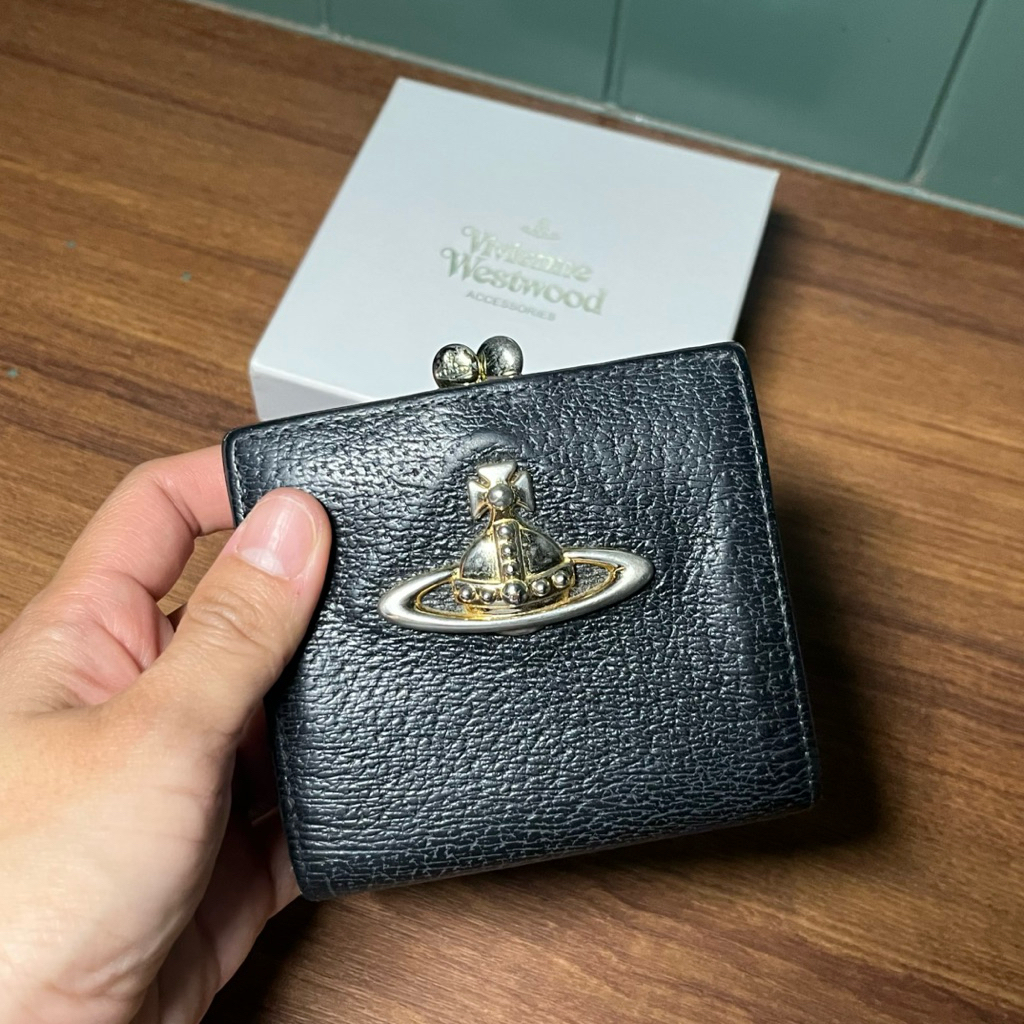 vivienne westwood wallet กระเป๋าสตางค์ใบสั้น ของแท้ | Shopee Thailand