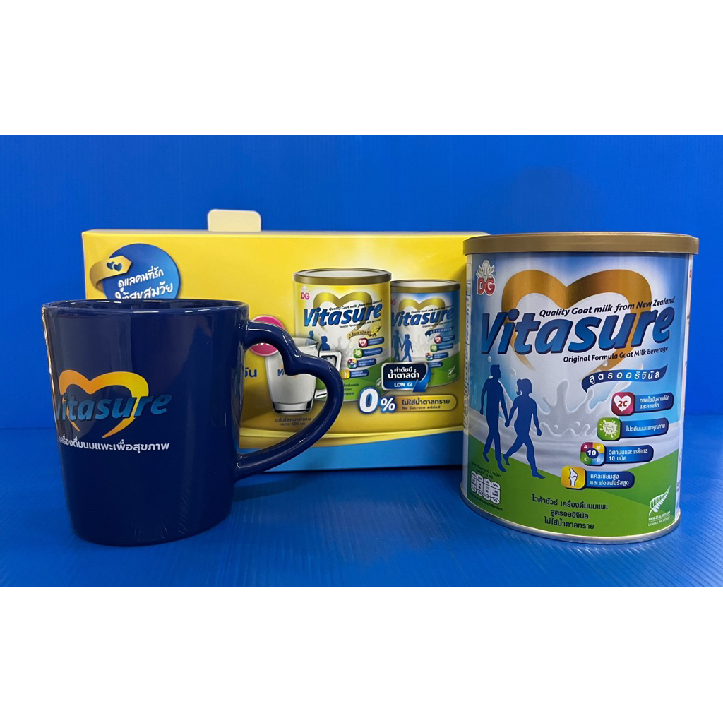 Vitasure ออริจินอล 400 กรัม แถมแก้ว 1 ใบ หมดอายุ 25/08/2027 | Shopee ...