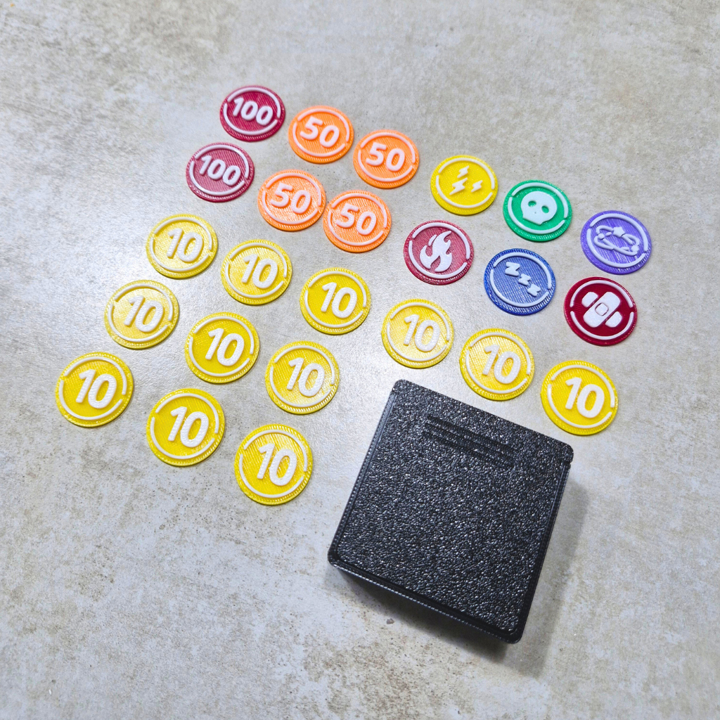 Pokemon TCG Tokens, Damage Counters & Storage Case – ชุดโทเคนและกล่อง ...