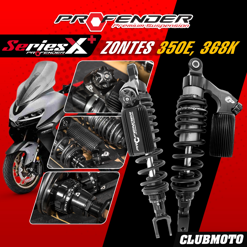 🚩 โช๊คหลัง PROFENDER X-SERIES PLUS ZONTES350E-D / ZONTES368K ...