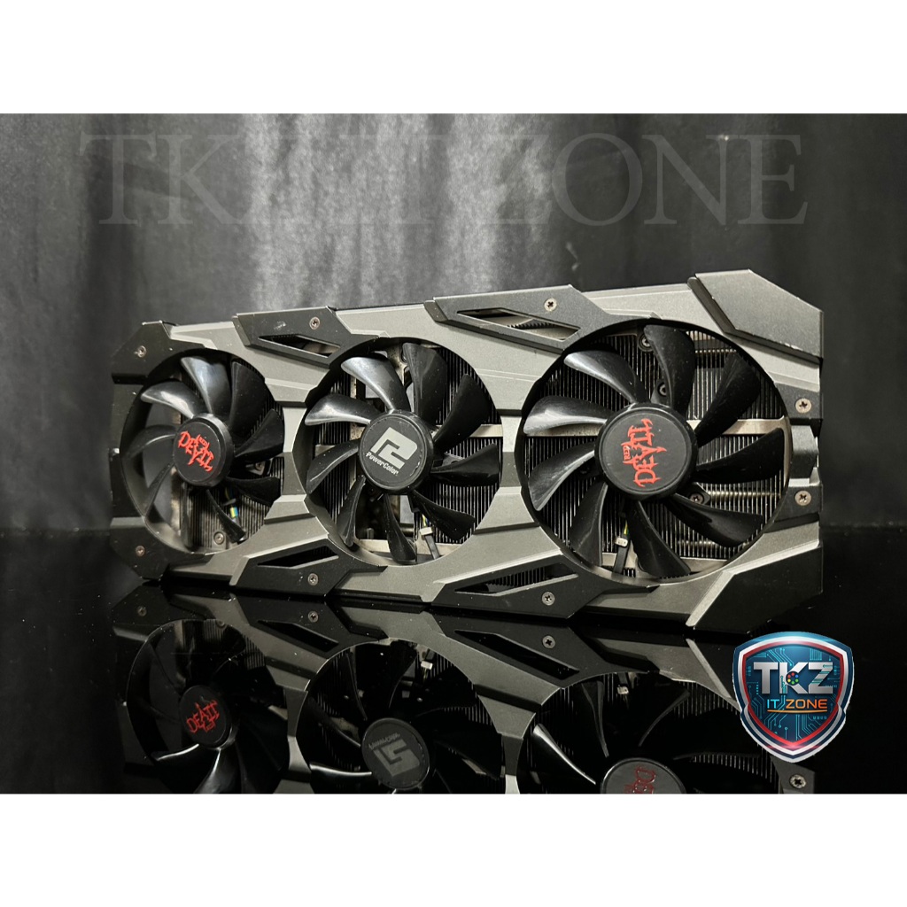 ชุดพัดลมการ์ดจอ (GPU COOLER) POWERCOLOR ใช้กับ RX 5700XT RED DEVIL ...