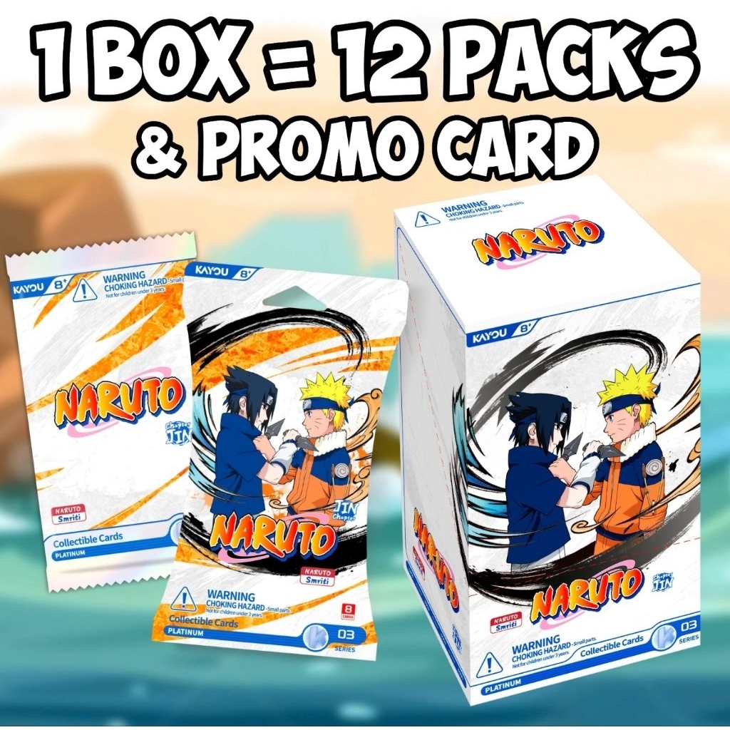 พร้อมส่ง‼️Kayou Naruto Cards Series 3 - Chapter Jin Booster Box