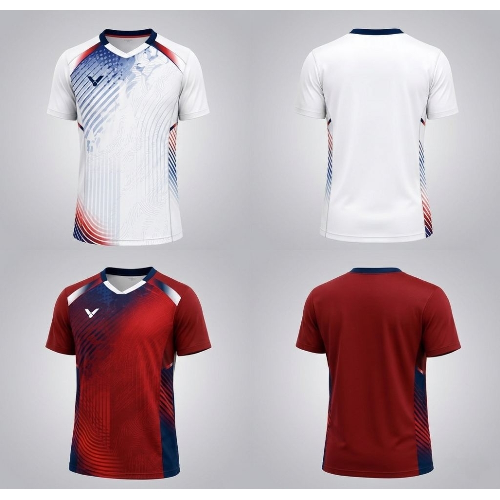VICTOR COLLECTION THAILAND OPEN 2026 เสื้อกีฬาแบดมินตัน รุ่น T-65030TD ...