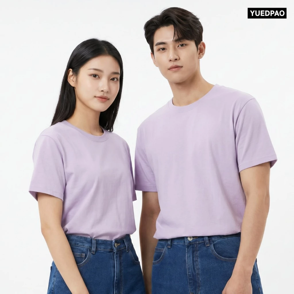Yuedpao Ultrasoft Non-Iron (Unisex) - Round Neck เสื้อยืดคอกลม สีพื้น ผ้านุ่ม ใส่สบาย ไม่ต้องรีด ยืดเปล่า Set Colorful thumbnail 5
